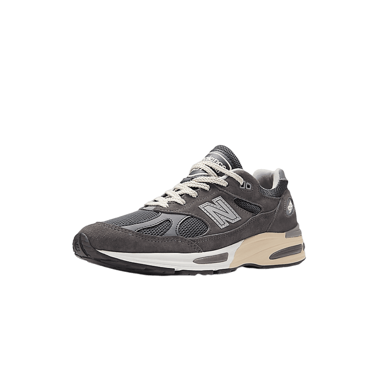 New Balance 991v2 Made in UK Dark Gull Grey Angle 7