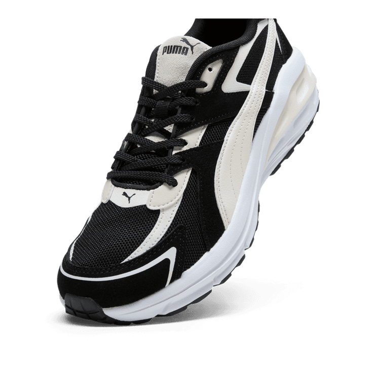 PUMA Hypnotic LS Sneakers in Black/Warm White/Alpine Snow Angle 2