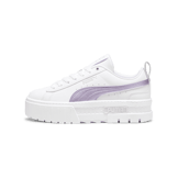 PUMA Mayze Glow-Up Sneakers in White/Feather Grey Angle 1