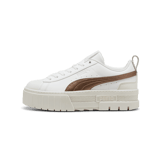 PUMA Mayze Glow-Up Sneakers in White/Vapor Grey Angle 1