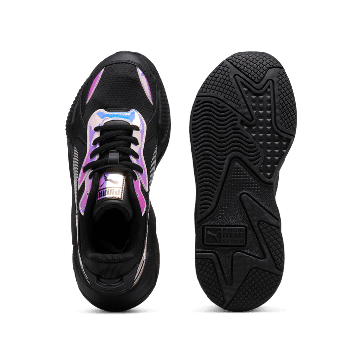 PUMA RS-X Iridescent Sneakers in Black Angle 0