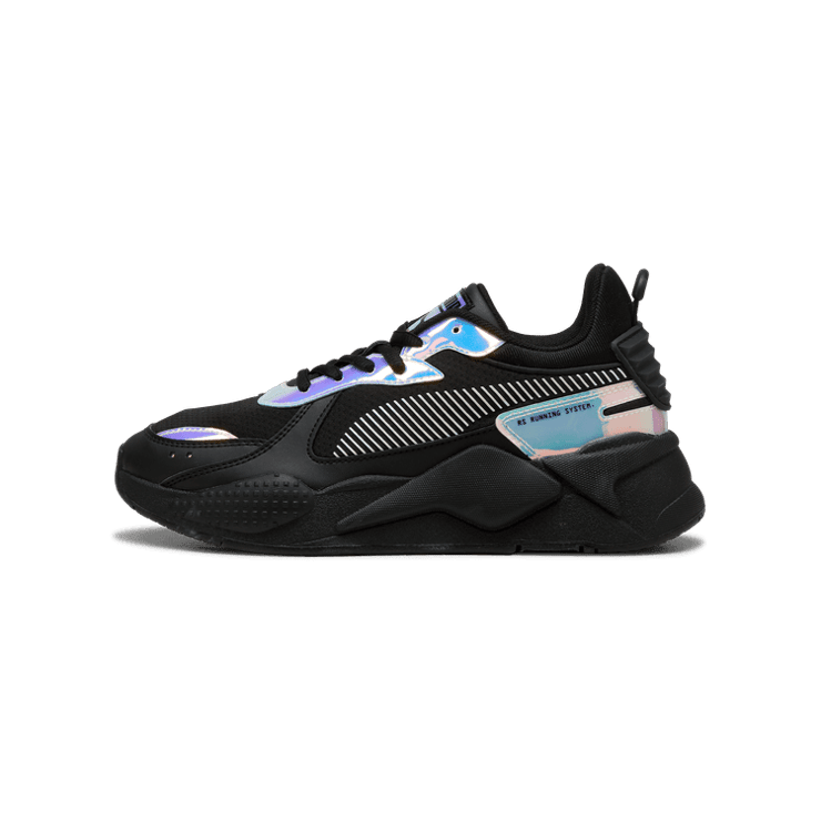 PUMA RS-X Iridescent Sneakers in Black Angle 1