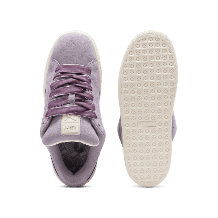 PUMA Suede XL Goddess Sneakers in Pale Plum/Pale Plum/Galactic Grey Angle 0