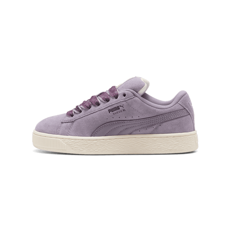 PUMA Suede XL Goddess Sneakers in Pale Plum/Pale Plum/Galactic Grey Angle 1