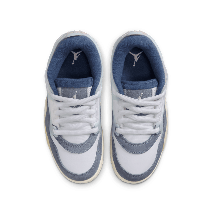 Air Jordan 4 RM Diffused Blue Ashen Slate (GS) Angle 2