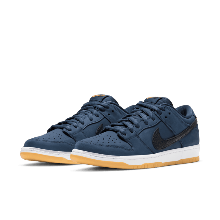 Nike SB Dunk Low Pro ISO Midnight Navy Angle 2