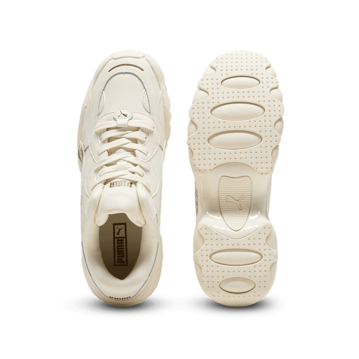 PUMA Pulsar Wedge Collegecore Sneakers in Frosted Ivory/Whisper Of Pink/White Angle 0