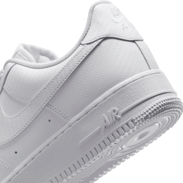 Nike Air Force 1 Low Carbon Fiber White Angle 6