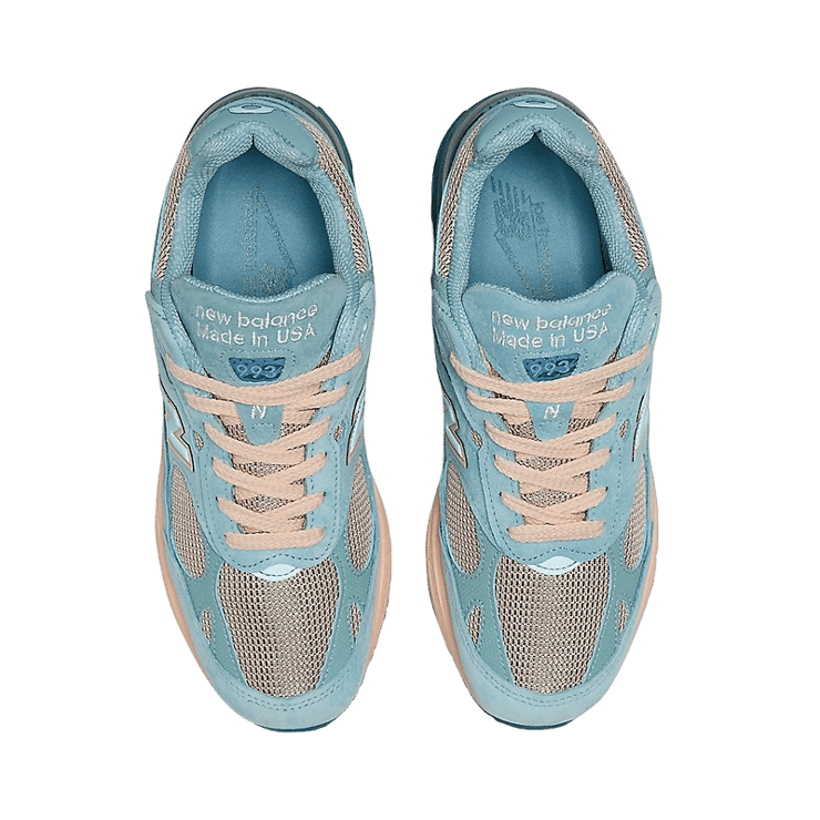 New Balance 993 Joe Freshgoods Performance Art Arctic Blue Angle 1