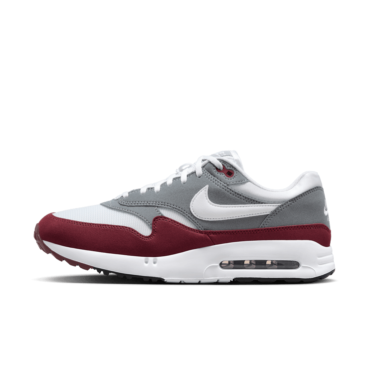 Nike Air Max 1 '86 OG Golf Team Red Cool Grey Black White Angle 0