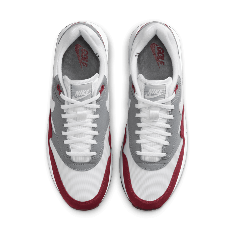 Nike Air Max 1 '86 OG Golf Team Red Cool Grey Black White Angle 2