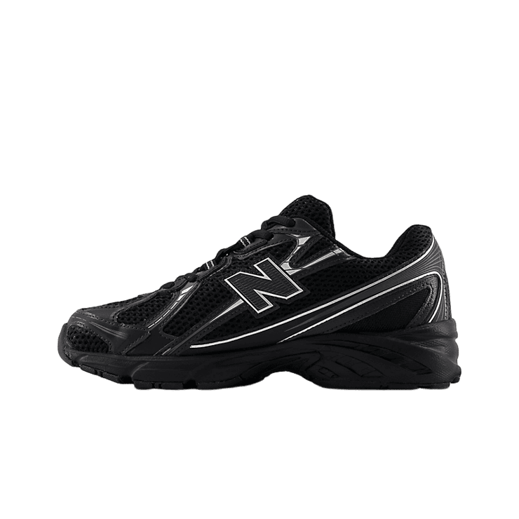 New Balance 740v2 Black Grey Silver Angle 0