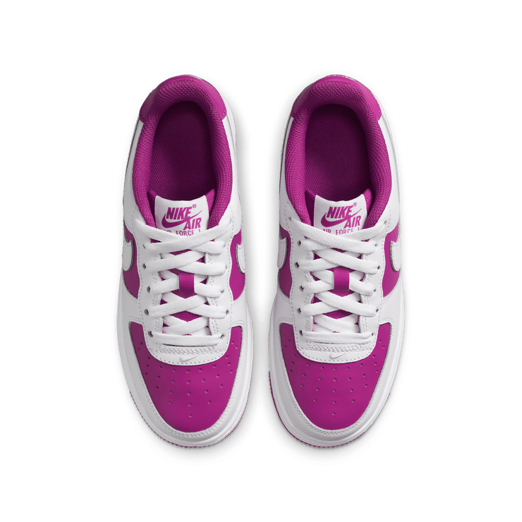 Nike Air Force 1 Low 'Hot Fuchsia' (GS) Angle 2