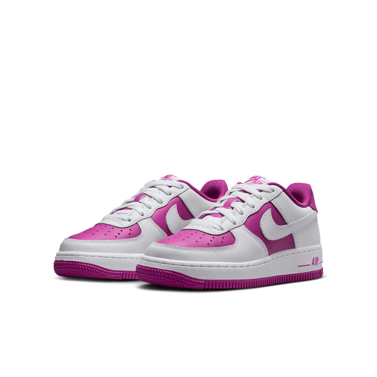 Nike Air Force 1 Low 'Hot Fuchsia' (GS) Angle 3