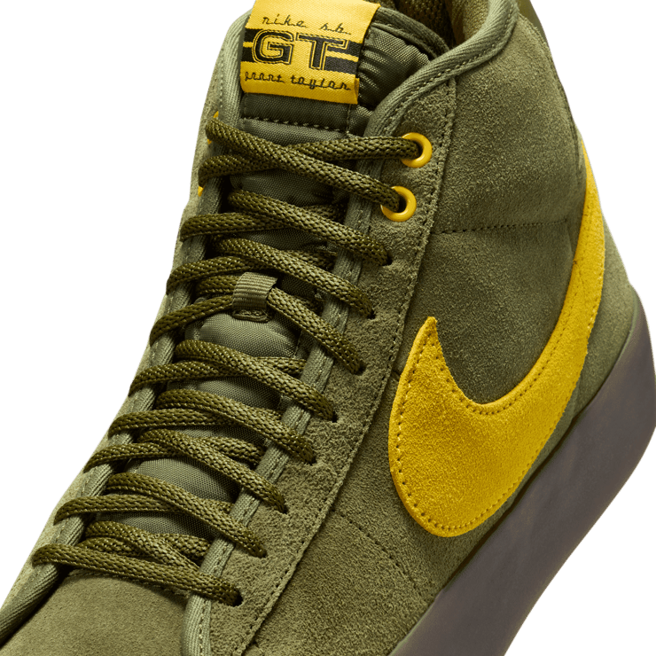 Nike SB Zoom Blazer Mid Pro GT Antihero Skateboards Rough Green Angle 4