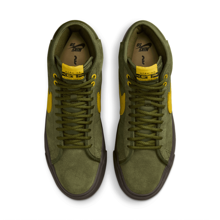 Nike SB Zoom Blazer Mid Pro GT Antihero Skateboards Rough Green Angle 1