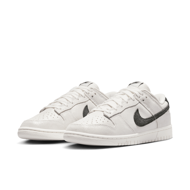 Nike Dunk Low SE White Black Team Red (W) Angle 3