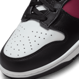 Nike Dunk High Black Summit White Rosewood (W) Angle 4