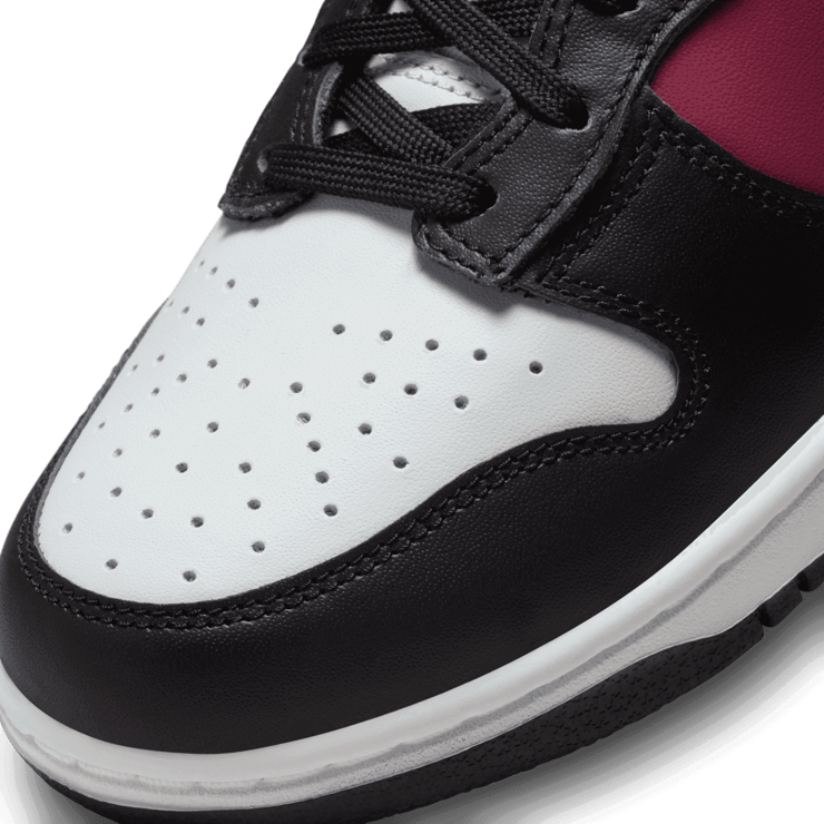Nike Dunk High Black Summit White Rosewood (W) Angle 4