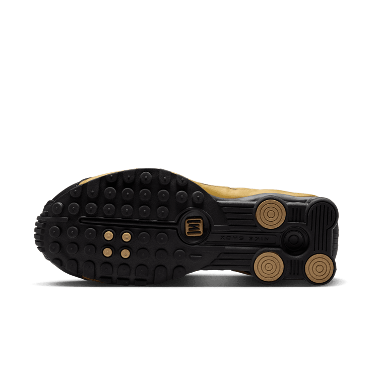 Nike Shox R4 'Black Metallic Gold' (W) Angle 0