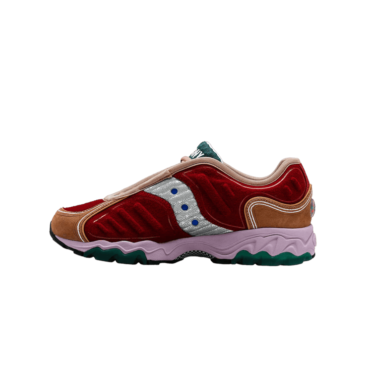 Saucony Matrix Jae Tips Burgundy Angle 1