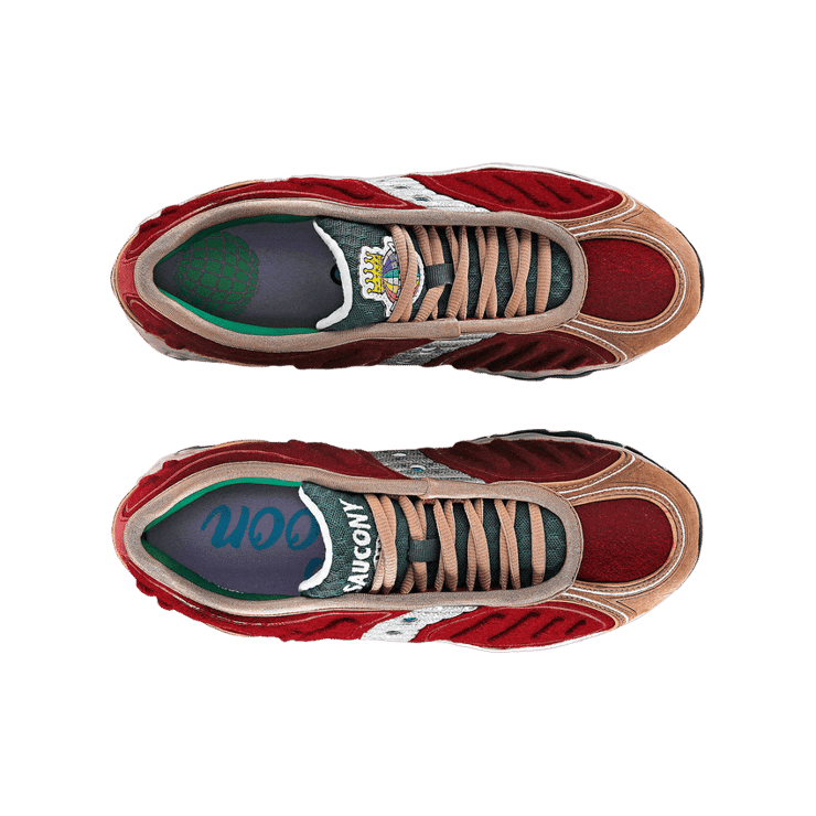 Saucony Matrix Jae Tips Burgundy Angle 3