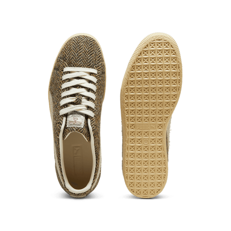 Puma Clyde Harris Tweed Chamomile Sugared Almond Angle 0