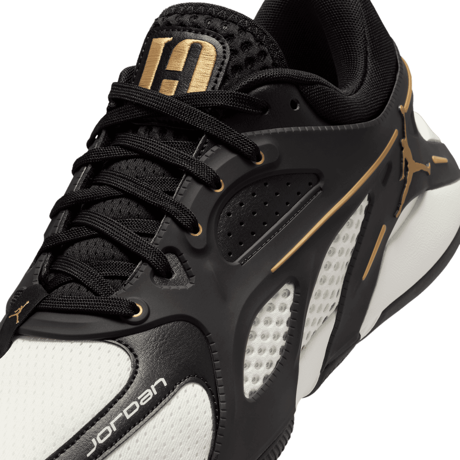 air jordan 19 black and gold