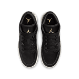 Air Jordan 1 Low SE in Black | FZ3921-001 (GS) Angle 1