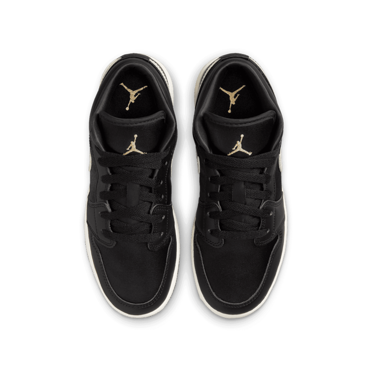 Air Jordan 1 Low SE in Black | FZ3921-001 (GS) Angle 1