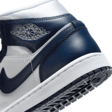 Air Jordan 1 Mid 'Midnight Navy Gold Charms' (W) Angle 5