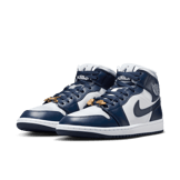 Air Jordan 1 Mid 'Midnight Navy Gold Charms' (W) Angle 2