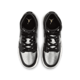 Air Jordan 1 Mid SE in Black | FZ3938-001 (GS) Angle 1