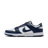 Nike Dunk Low White Midnight Navy Angle 0