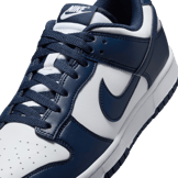 Nike Dunk Low White Midnight Navy Angle 5