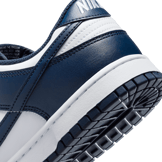 Nike Dunk Low White Midnight Navy Angle 6