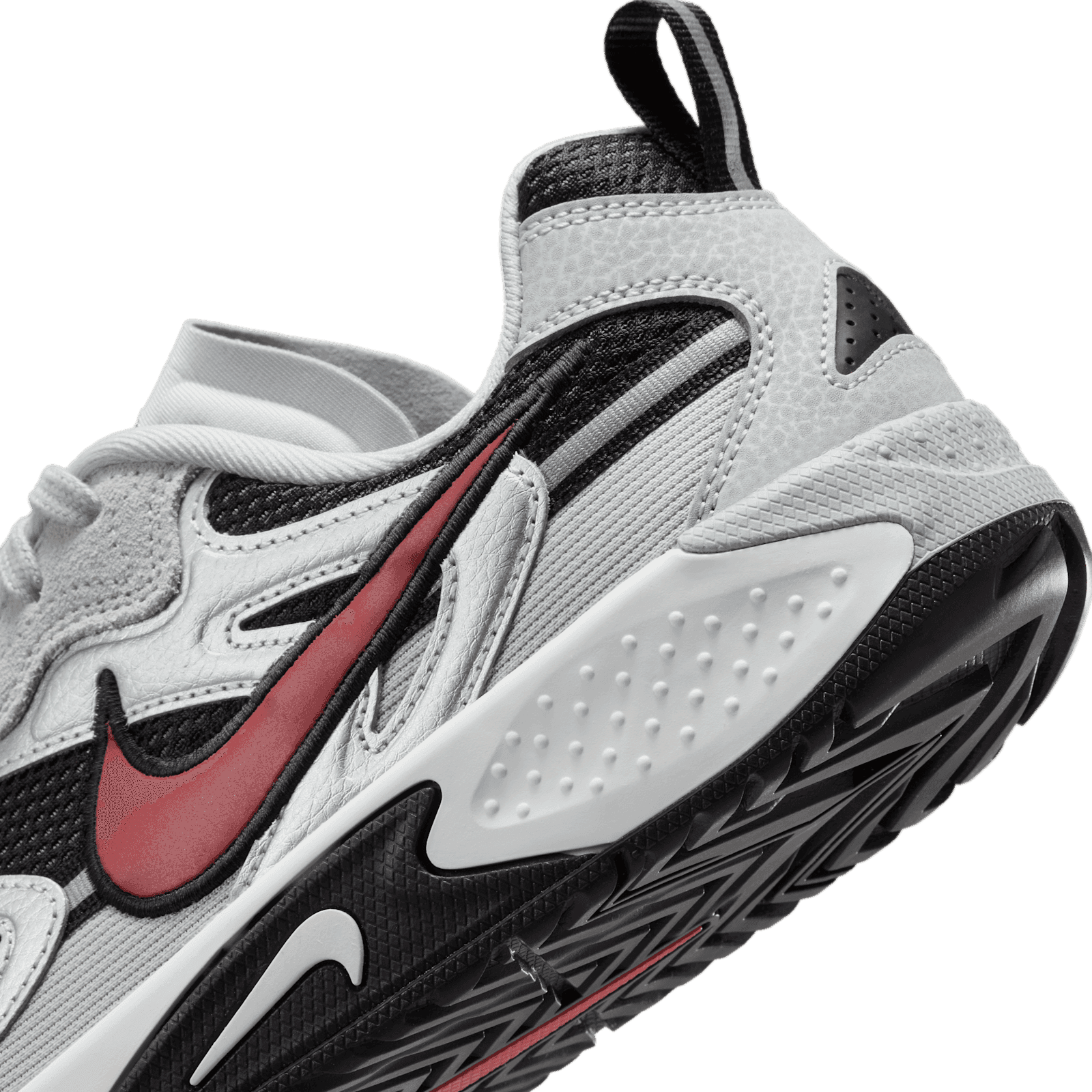 Nike Jam Metallic Silver University Red (W) Angle 5