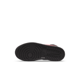 Jordan 1 Mid Black Fire Red (PS) Angle 0