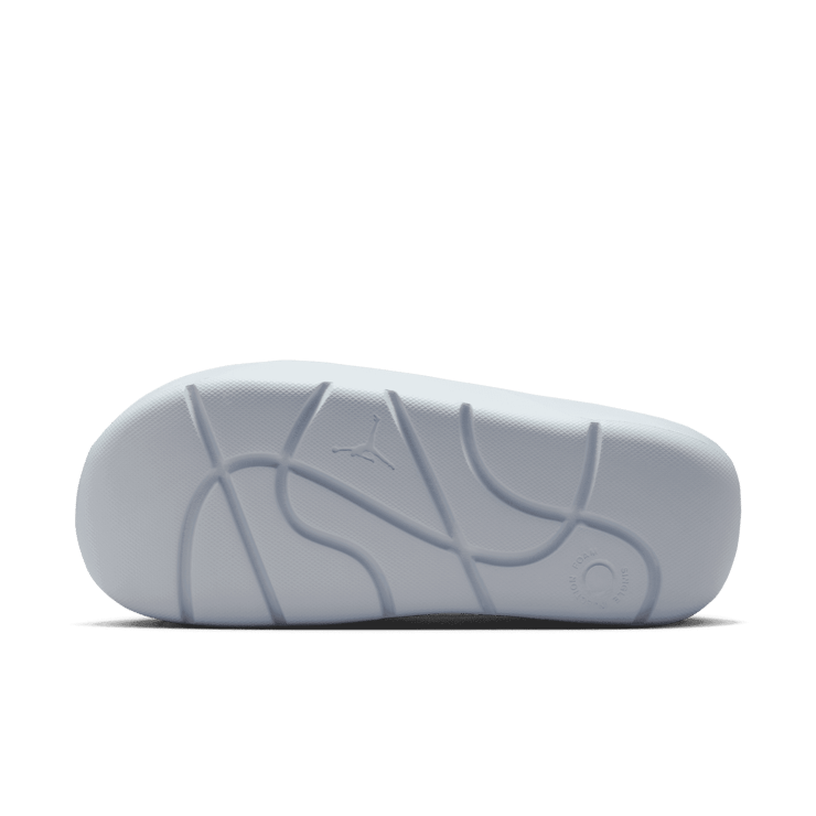 Jordan Post Slides in Grey | DX5575-010 Angle 1