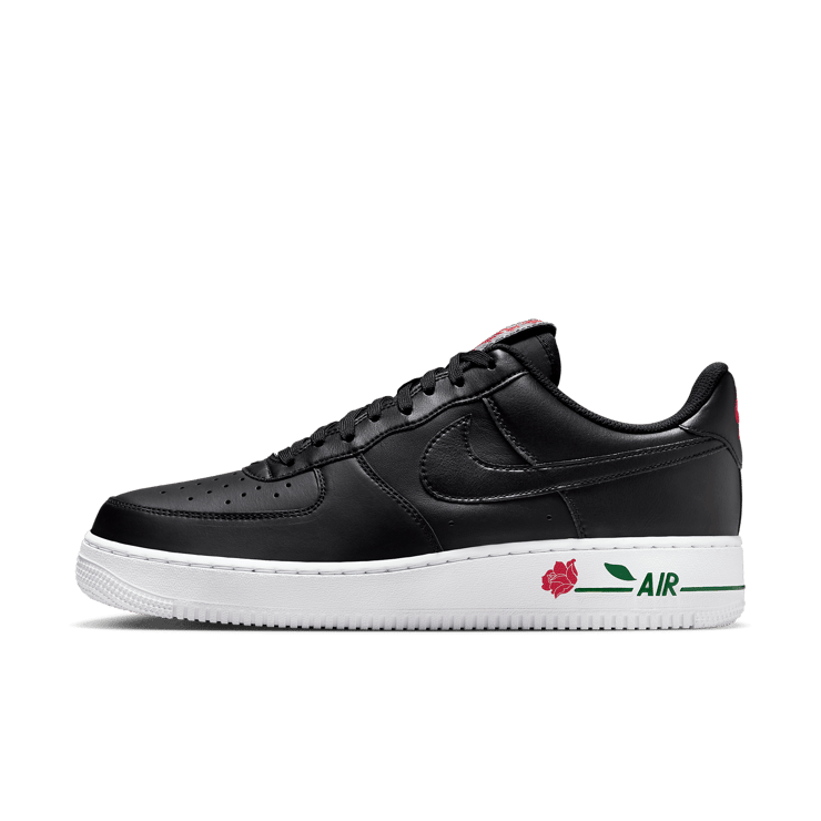 Nike Air Force 1 Low Roses Black White Angle 0