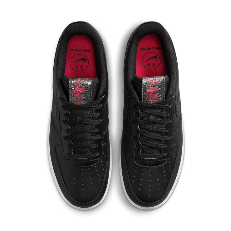 Nike Air Force 1 Low Roses Black White Angle 2