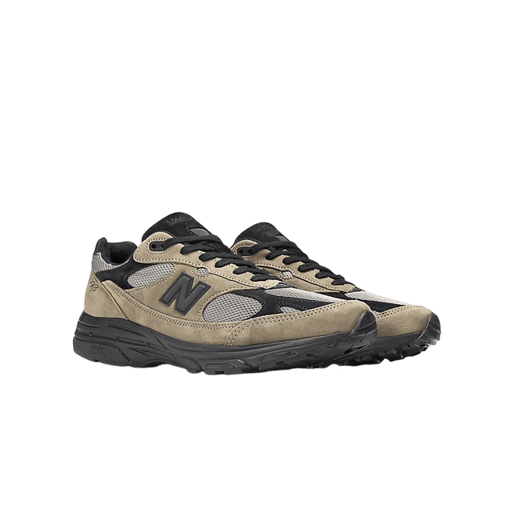 New Balance 993 Made in USA JJJJound Military Urban Grey Black Angle 2