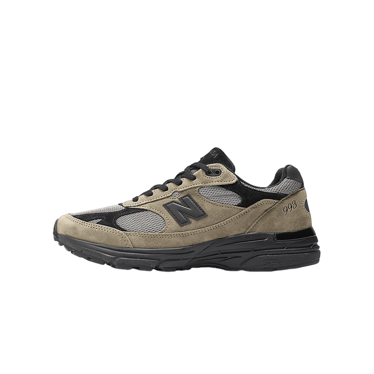 New Balance 993 Made in USA JJJJound Military Urban Grey Black Angle 5
