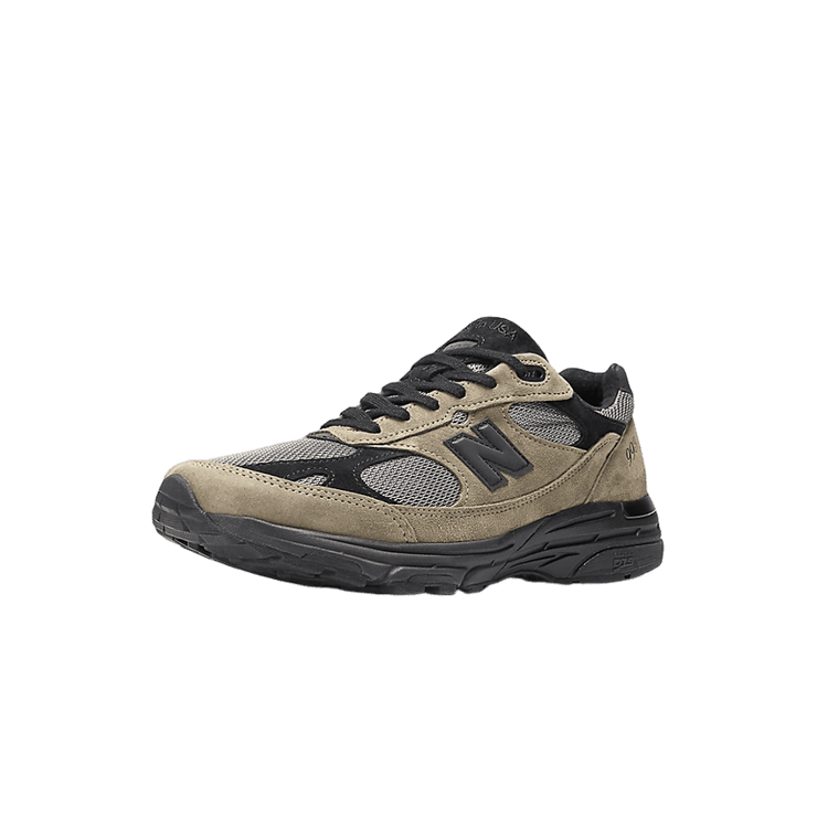New Balance 993 Made in USA JJJJound Military Urban Grey Black Angle 7