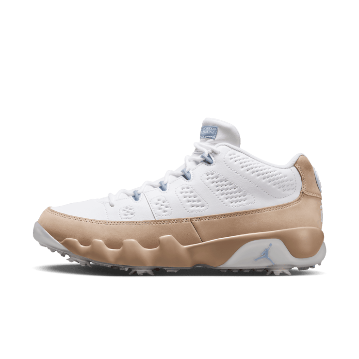 Air Jordan 9 Golf White Linen Angle 0