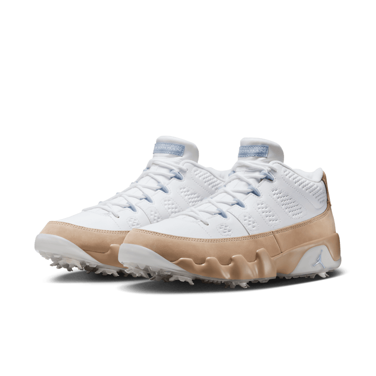 Air Jordan 9 Golf White Linen Angle 3