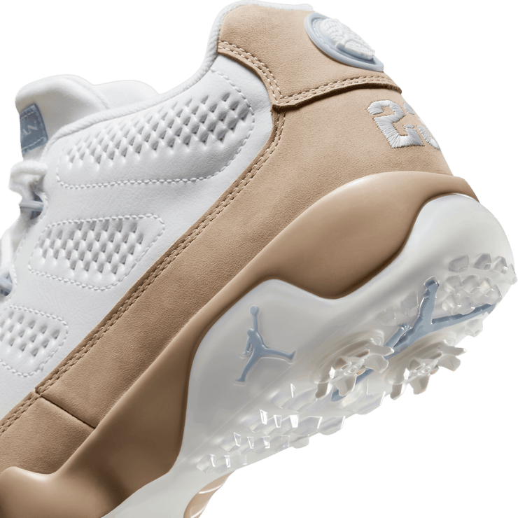 Air Jordan 9 Golf White Linen Angle 6