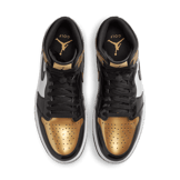 Air Jordan 1 High Golf Patent Gold Toe Angle 2