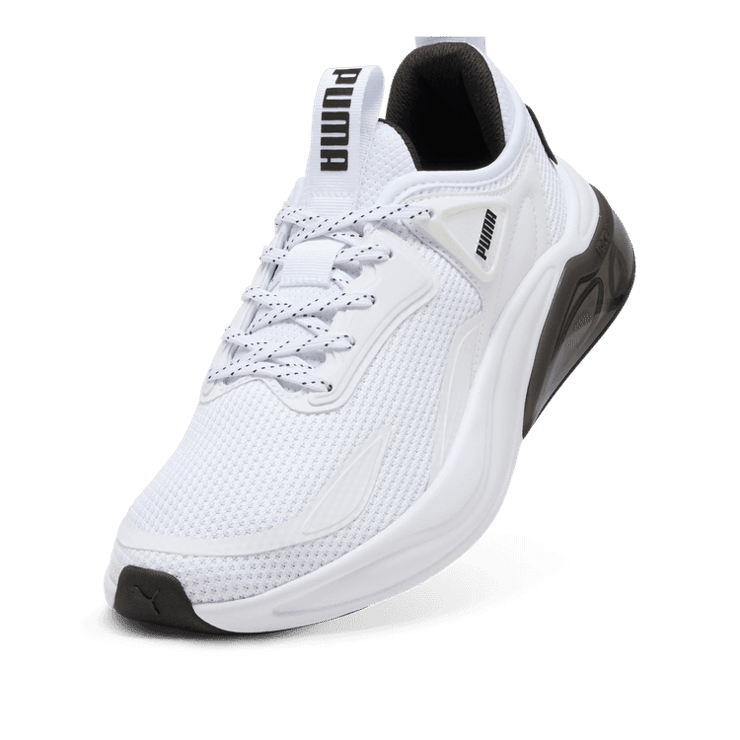 PUMA Cell Thrill in White/Black Angle 2