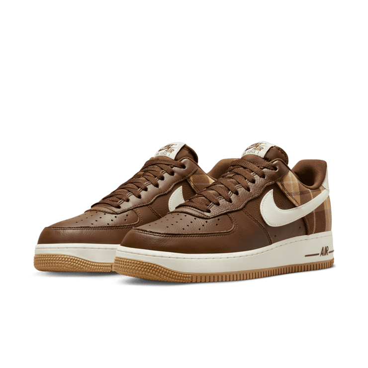 Nike Air Force 1 LX Tartan Cacao Wow Angle 2